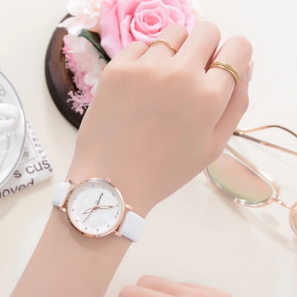 ⌚️NEW⌚️Luxury Auger Leather Strap Quartz Watch - Picture 4 of 4